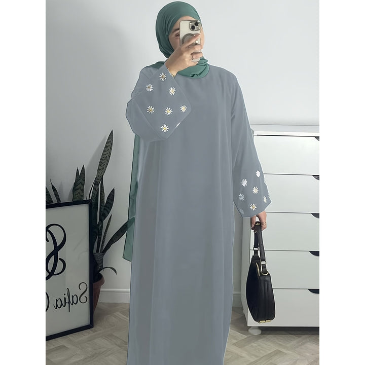 Elegant tunic dress for women with embroidered floral pattern Lune London