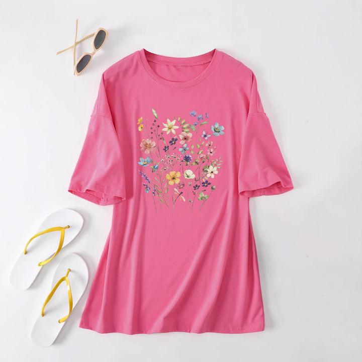 Chemisier d'été décontracté pour femmes avec imprimé floral Chic & Stil