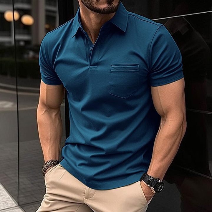 Men's Modern Fit Essential Polo Shirt Lune London