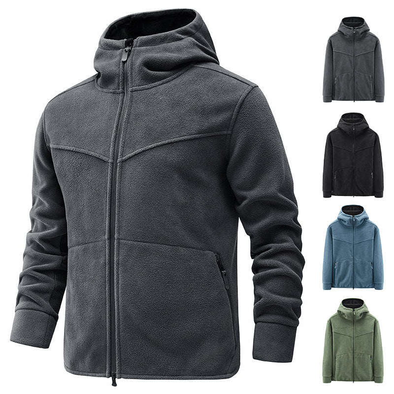 Men's fleece jacket with soft lining and practical pockets Lune London