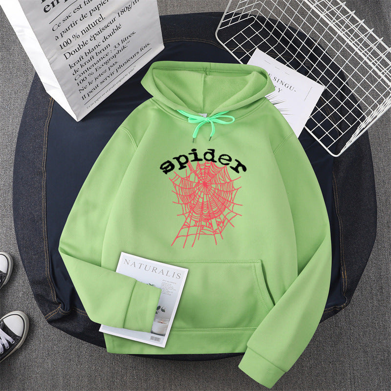 Women's hoodie with creative spider motif Lune London