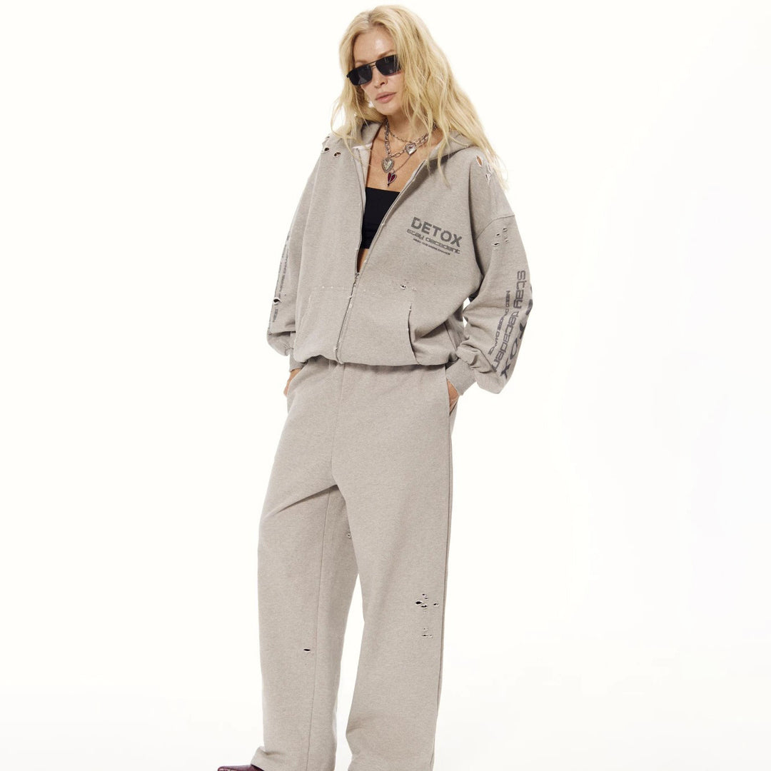 Women's sporty tracksuit set with hoodie and comfortable jogger pants Lune London