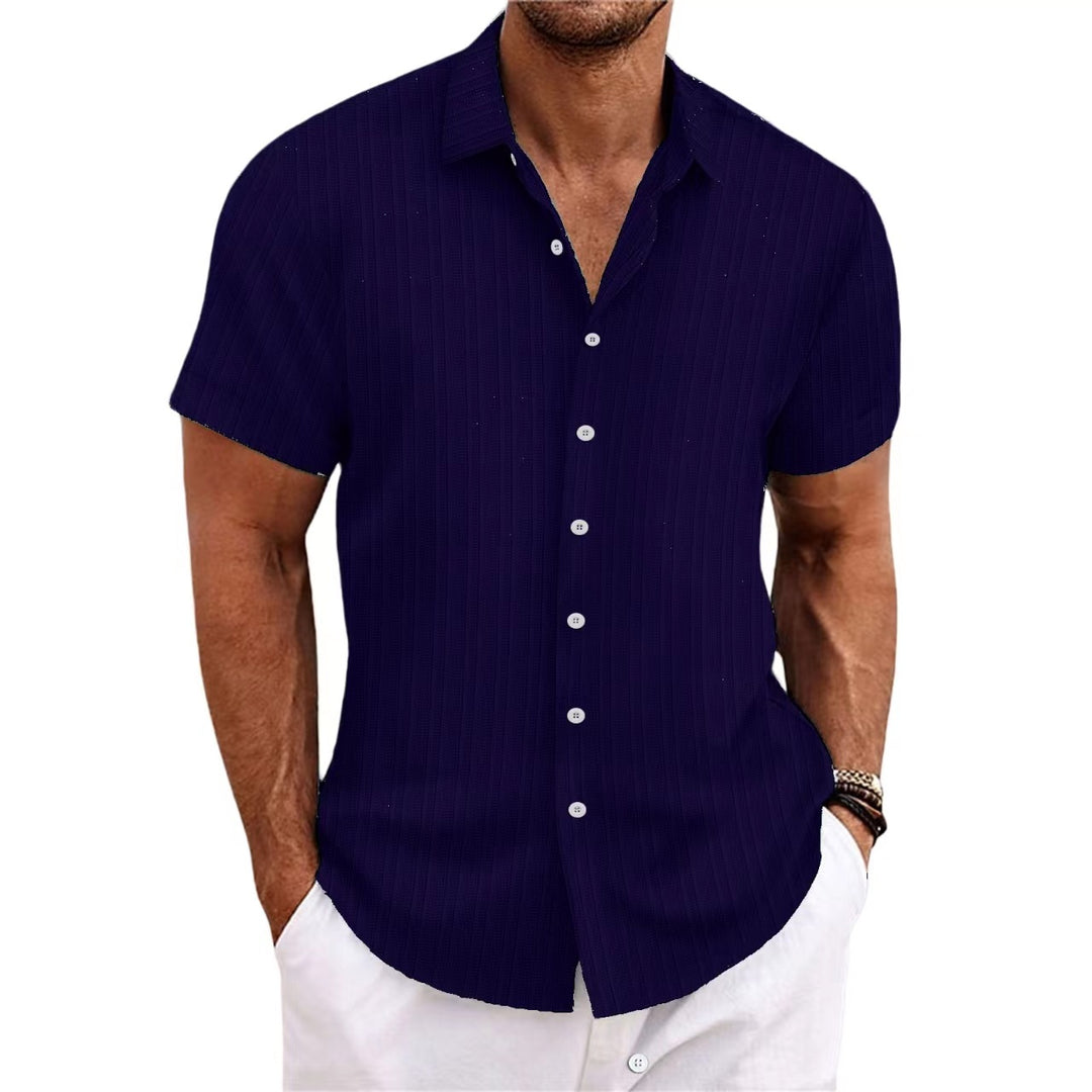 Casual short-sleeved striped shirt for men Lune London