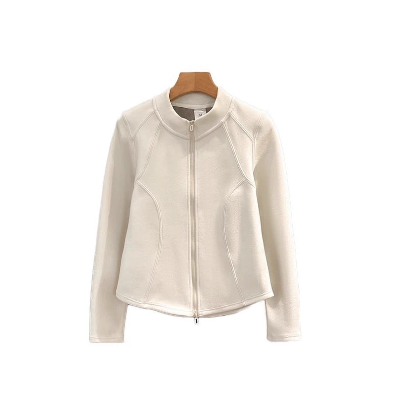 Veste de transition pour femmes avec col montant et poches intérieures pratiques Chic & Stil