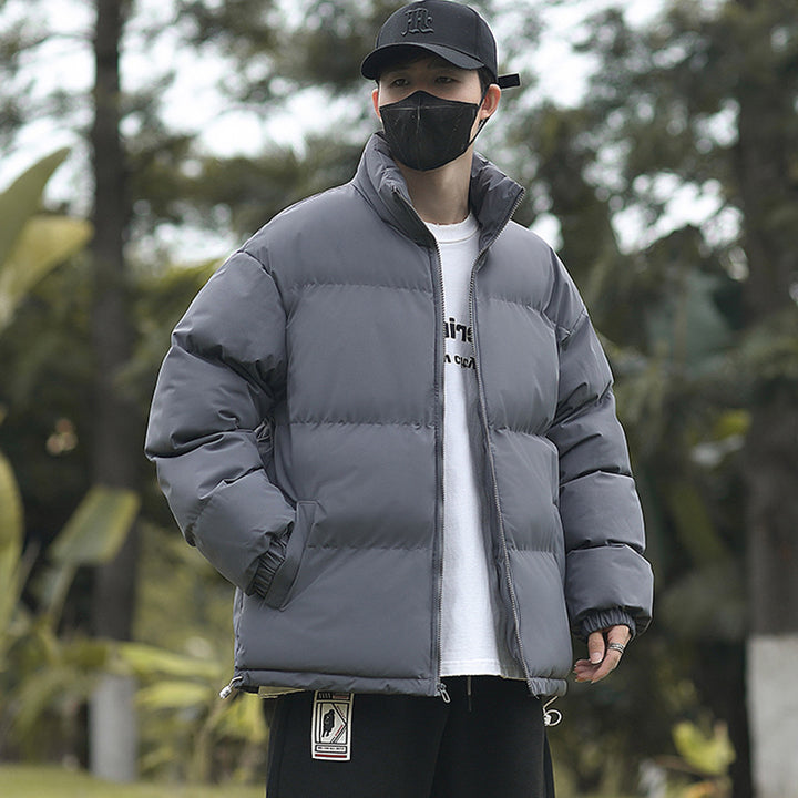 Isolated transition jacket for men with high collar Lune London