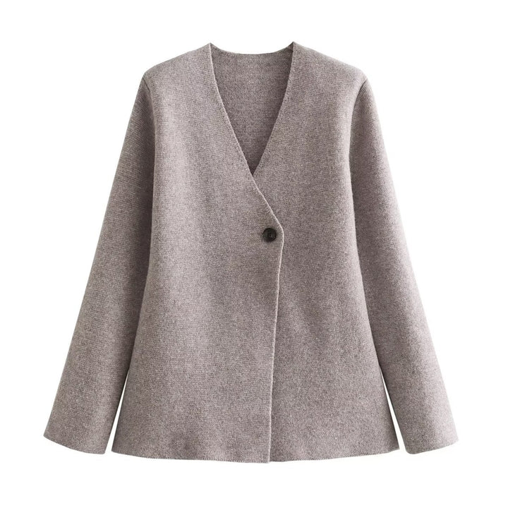Cardigan Élégant Femme avec Coupe Moderne et Fermeture Boutonnée Complète Chic & Stil