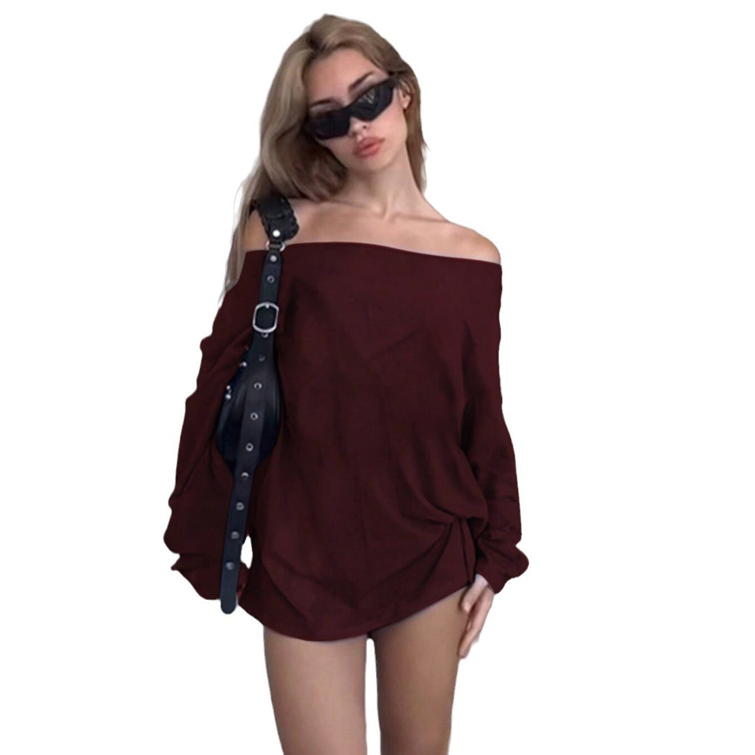 Blouse femme décolletée avec coupe ample et détail noeud Chic & Stil