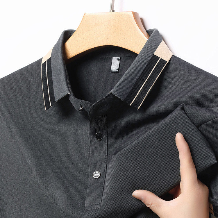 Elegant polo shirt for men with modern collar and stylish accents Lune London