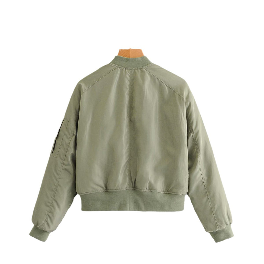 Ladies casual utility jacket with practical pockets Lune London