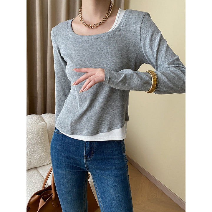 Women's fashionable long-sleeve shirt with modern cut Chic & Stil