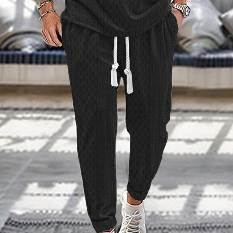 Casual sports pants for men with elastic waist and side pockets Lune London