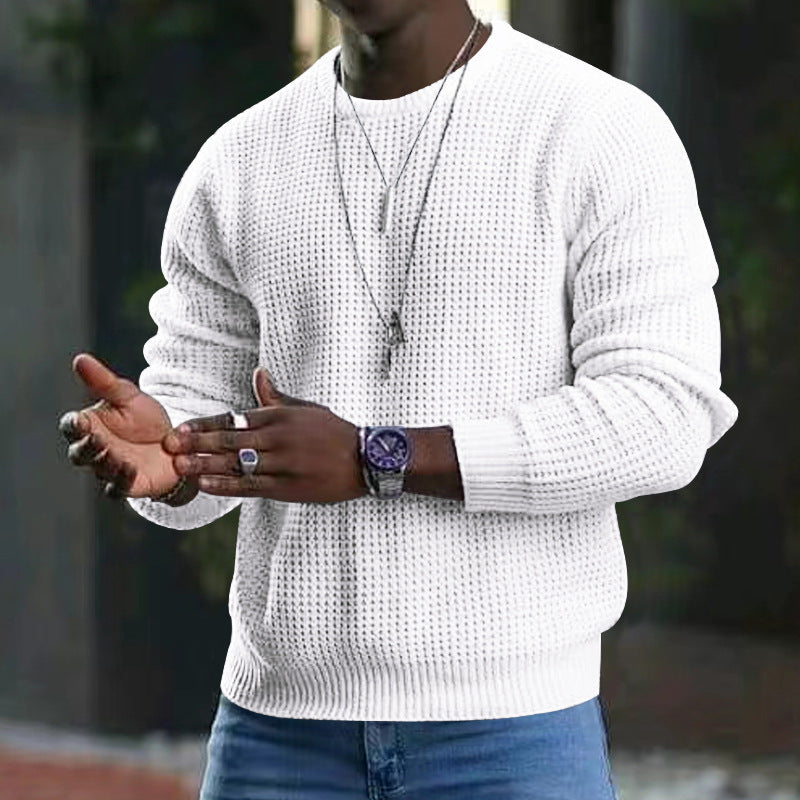 Men Structured Chic Sweater