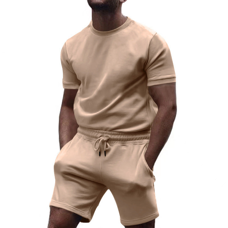 Short sleeve sports set for men with elastic waist Lune London