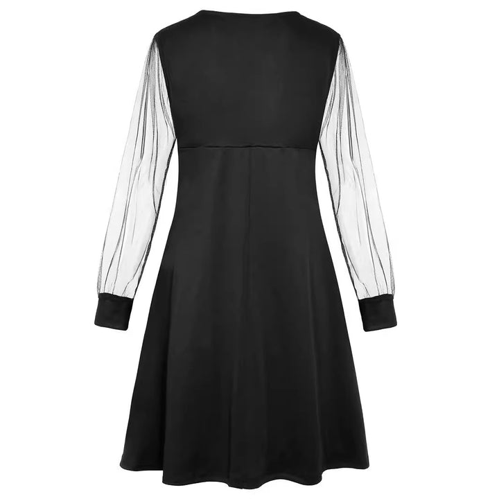 Ladies Elegant Dress Mini Long Sleeve Lune London