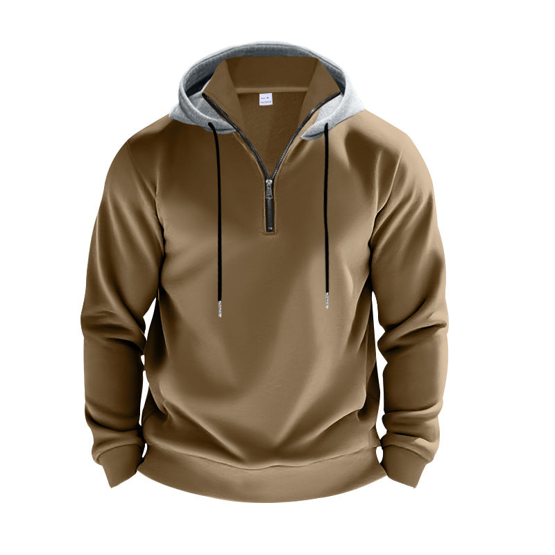 Men's hoodie with modern zipper and stylish cut Lune London