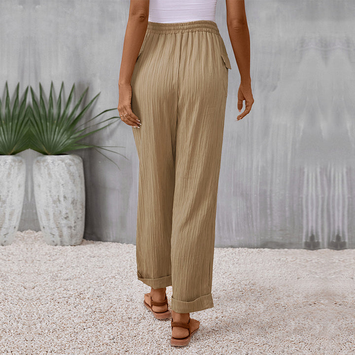 Women light pleated pants Lune London