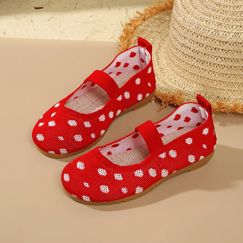 Women Light Dots Lune London Mary Jane Ballerina Flats