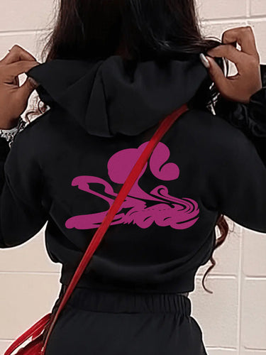 Ladies Chic and Stylish Hooded Sports Jacket