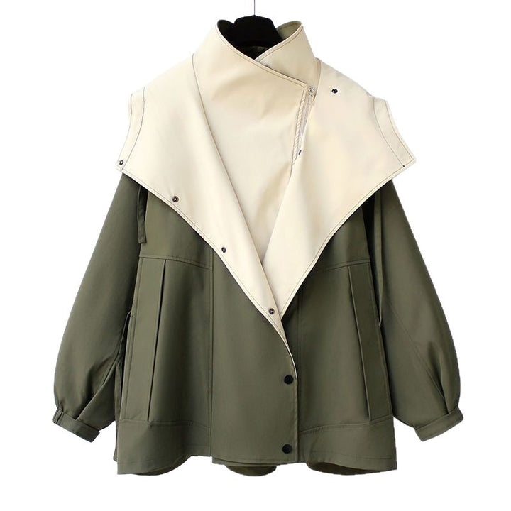 Veste de transition pour femmes avec grand col et poches pratiques Chic & Stil