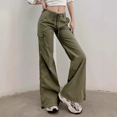 Ladies Loose Leisure Pants with Practical Pockets and Elastic Waist Lune London