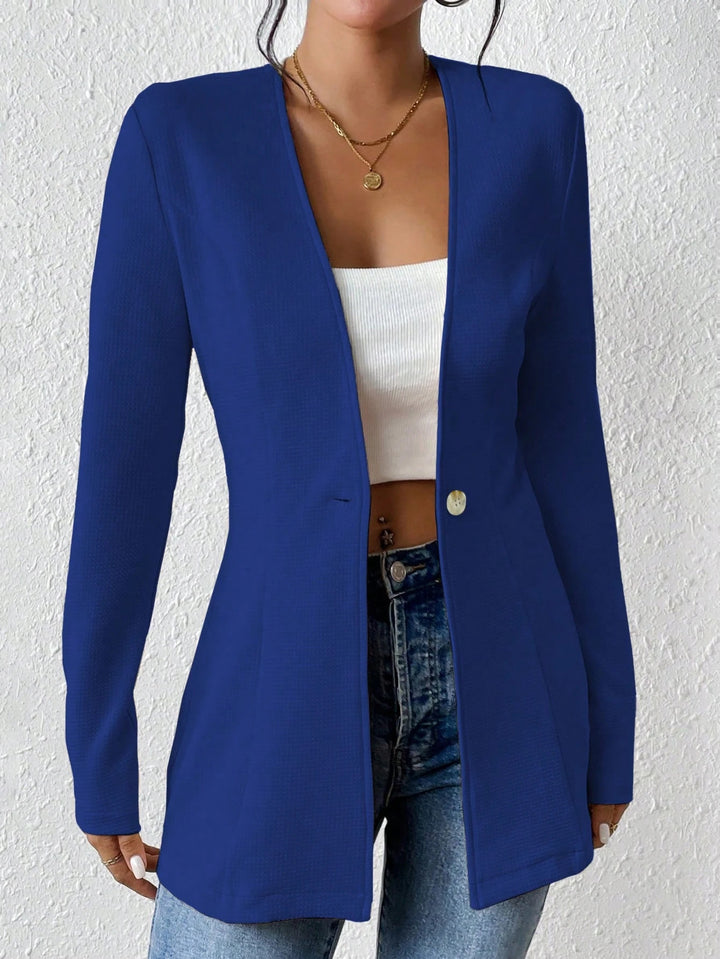 Elegant blazer jacket for women with asymmetric cut Lune London