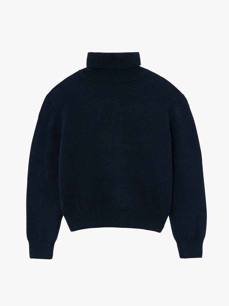 Pull à manches longues pour dames avec col montant Chic & Stil