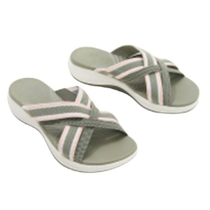 Comfort sandals for women with ergonomic insole and adjustable straps Lune London