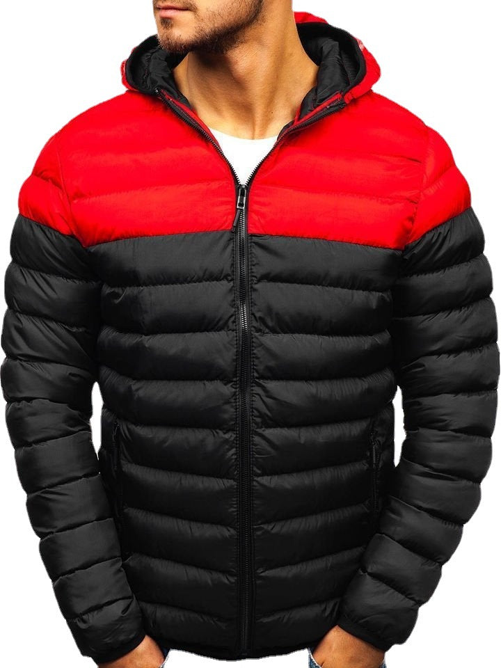 Functional jacket for men with hood and quilted design Lune London