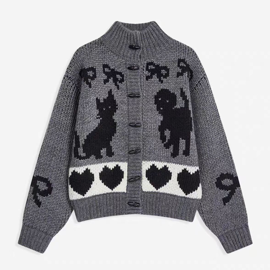 Cardigan pour femmes avec motif animal Chic & Stil