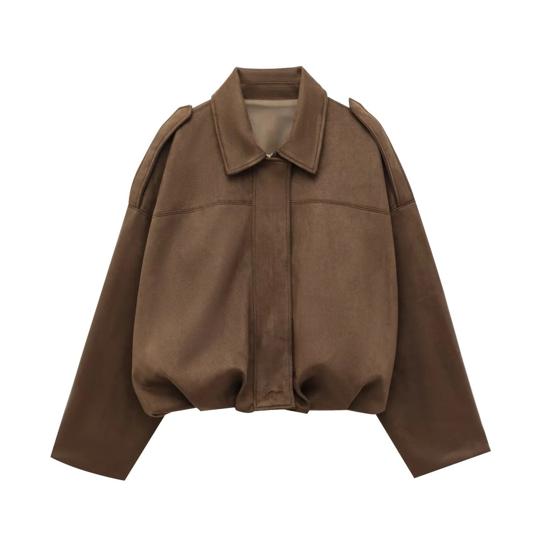 Ladies casual oversized jacket made of high-quality material Lune London
