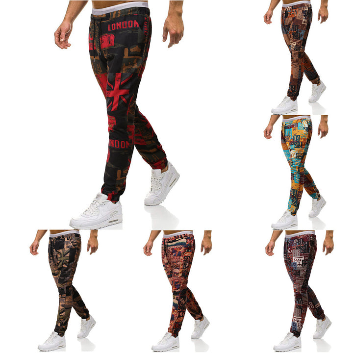 Fashion leisure pants for men with a unique London Lune London design
