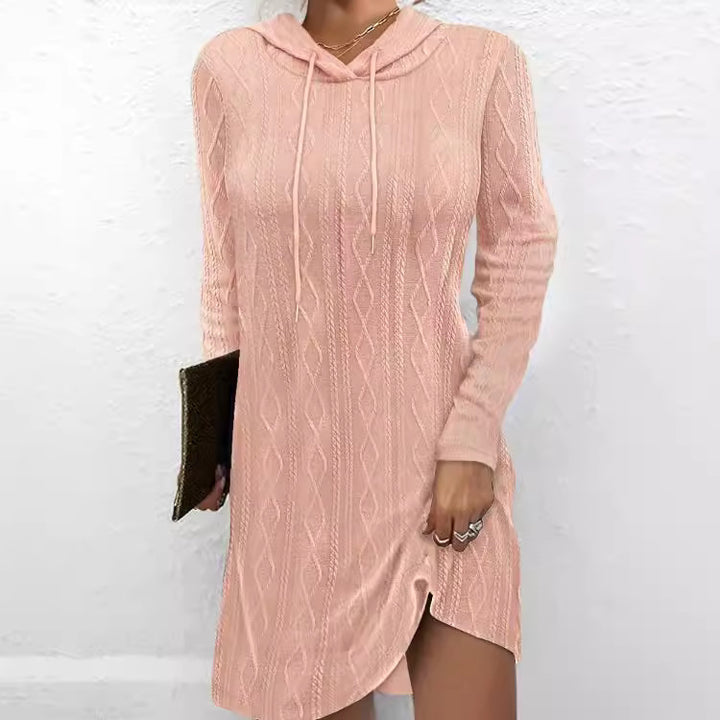 Lune London Women's Hooded Knit Dress