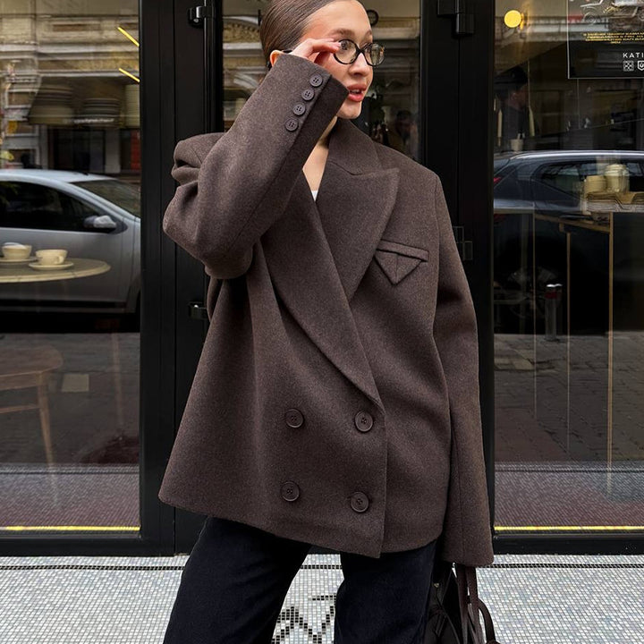 Oversized wool blazer for women Lune London