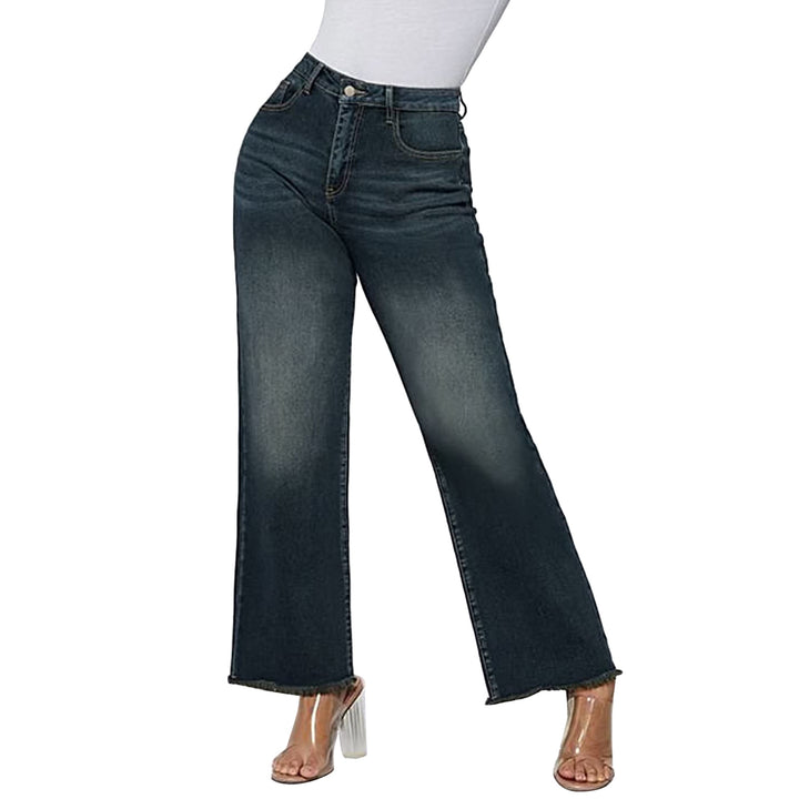 Women Wide Leg Denim Pants Lune London