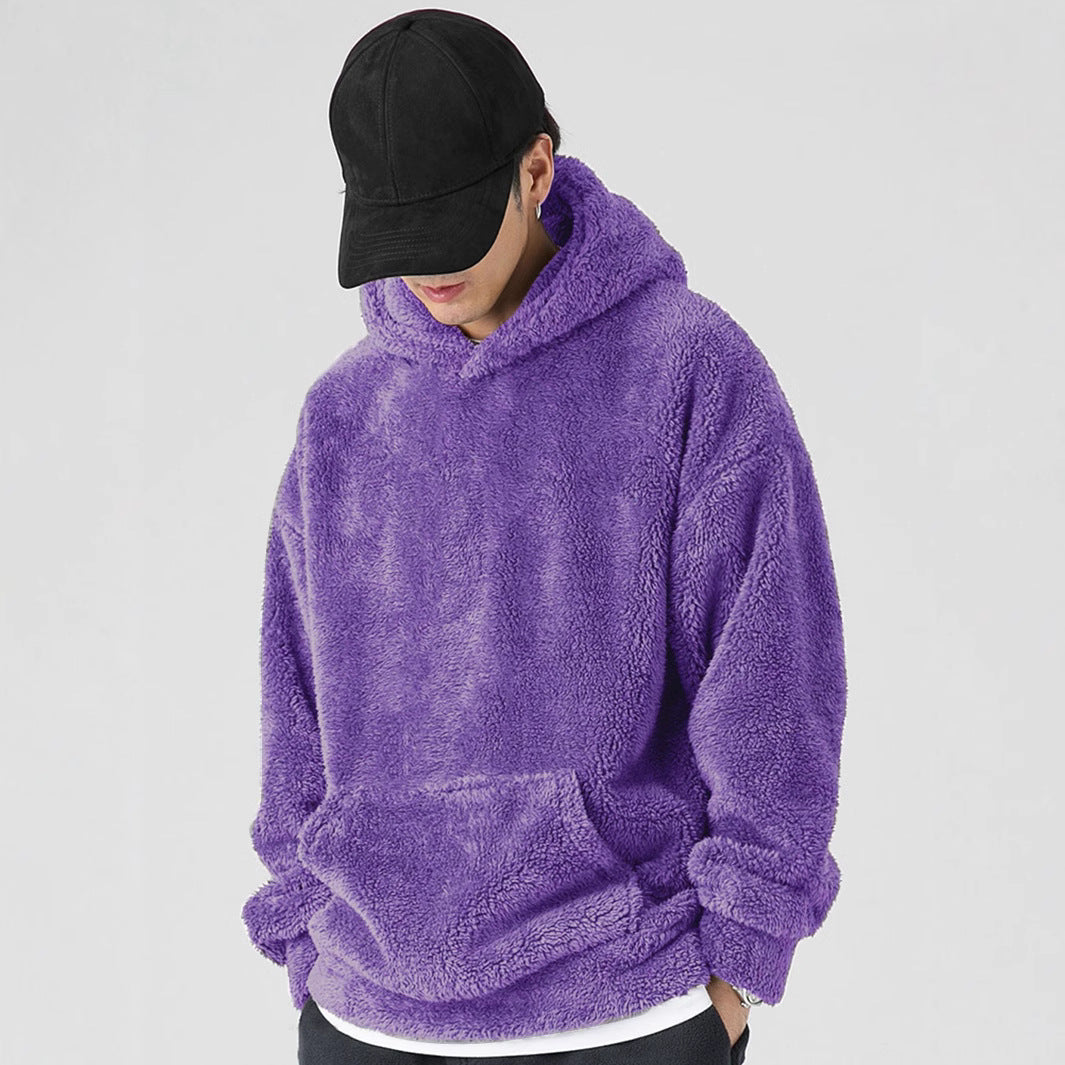 Ladies Cozy Fleece Hoodie with Kangaroo Pocket Lune London