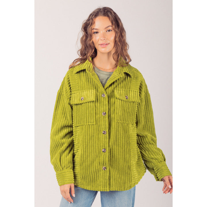 Casual corduroy jacket for women with practical pockets Lune London