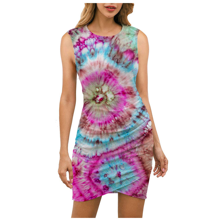 Robe portefeuille femme avec design de mandala floral et silhouette ajustée Chic & Stil