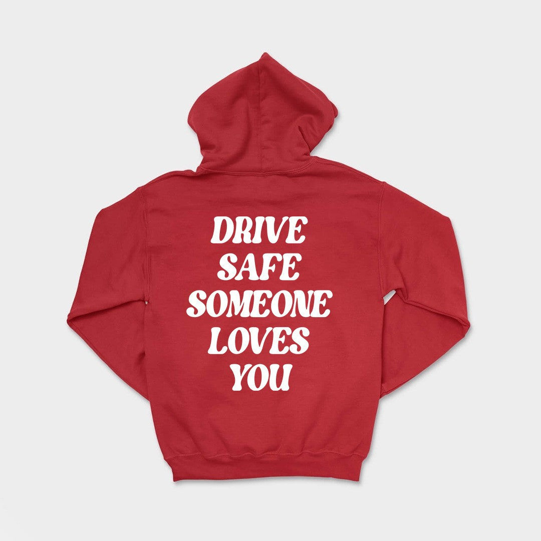 Women's hoodie sweatshirt with inspiring lettering and casual fit Chic & Stil