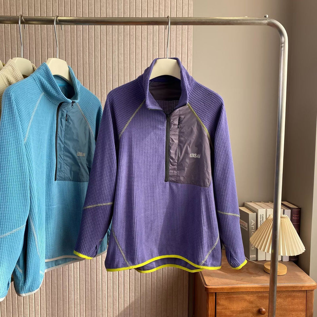 Pull en polaire fonctionnelle pour femmes avec zip court à l'avant Chic & Stil