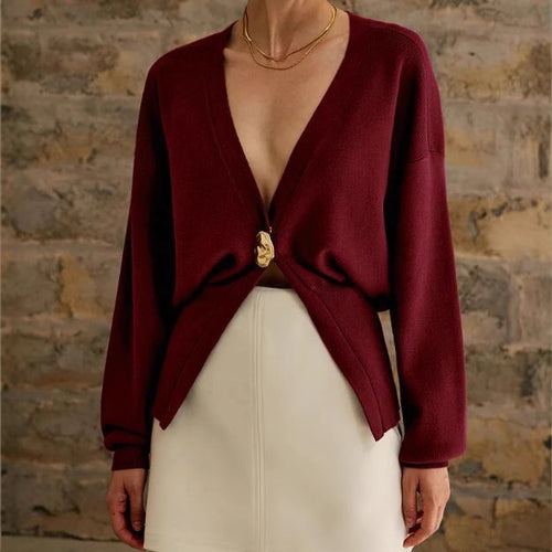 Cardigan féminin à la mode avec fermeture élégante Chic & Stil