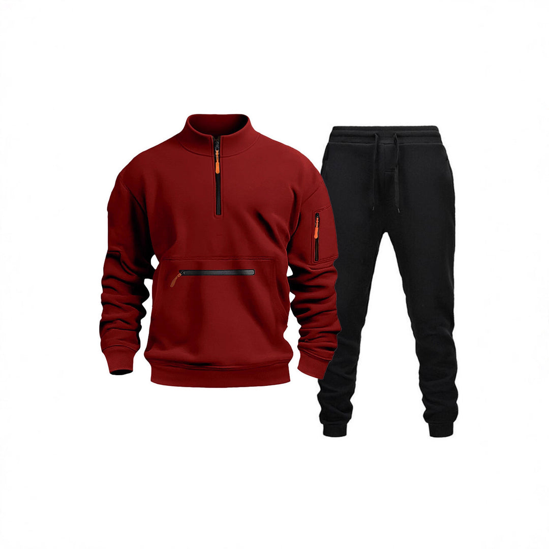Men's sporty leisure set with practical zippered pockets and modern cut Lune London