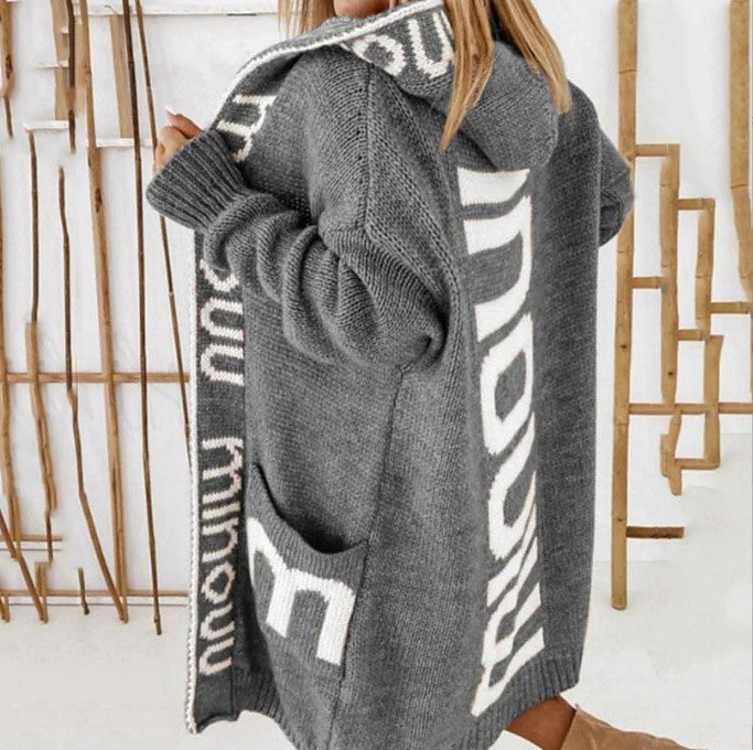 Ladies comfortable Lune London hooded Cardigan