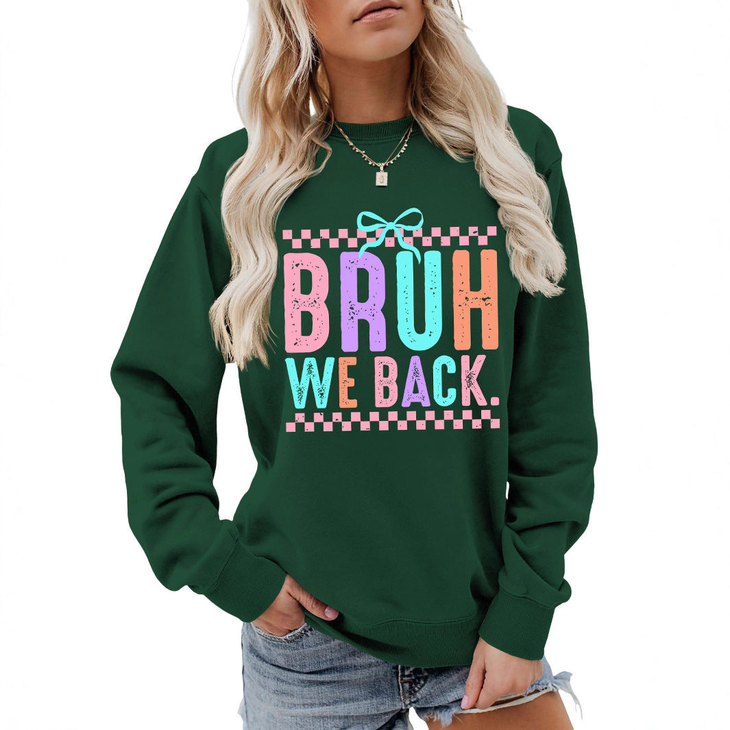 Sweatshirt pour femmes avec impression joyeuse et coupe confortable Chic & Stil