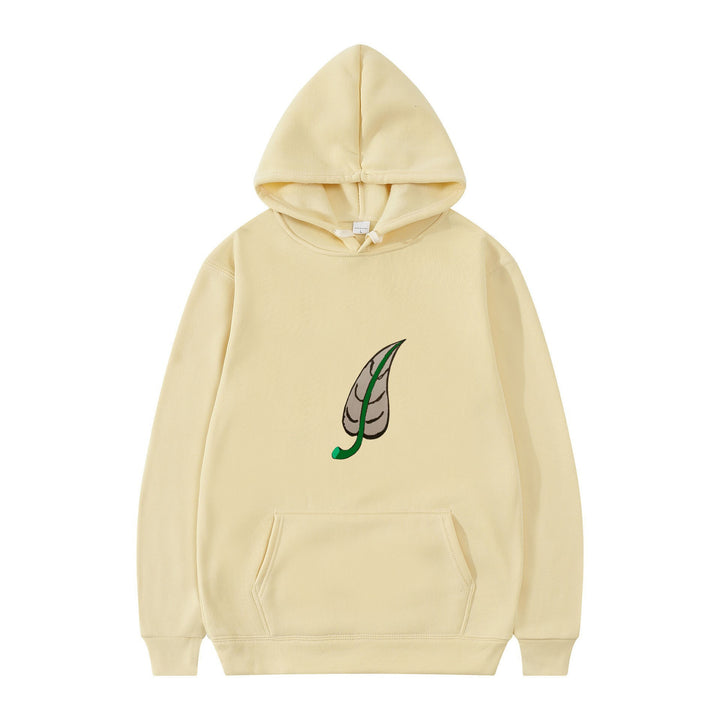 Women's hoodie with original leaf print Chic & Stil