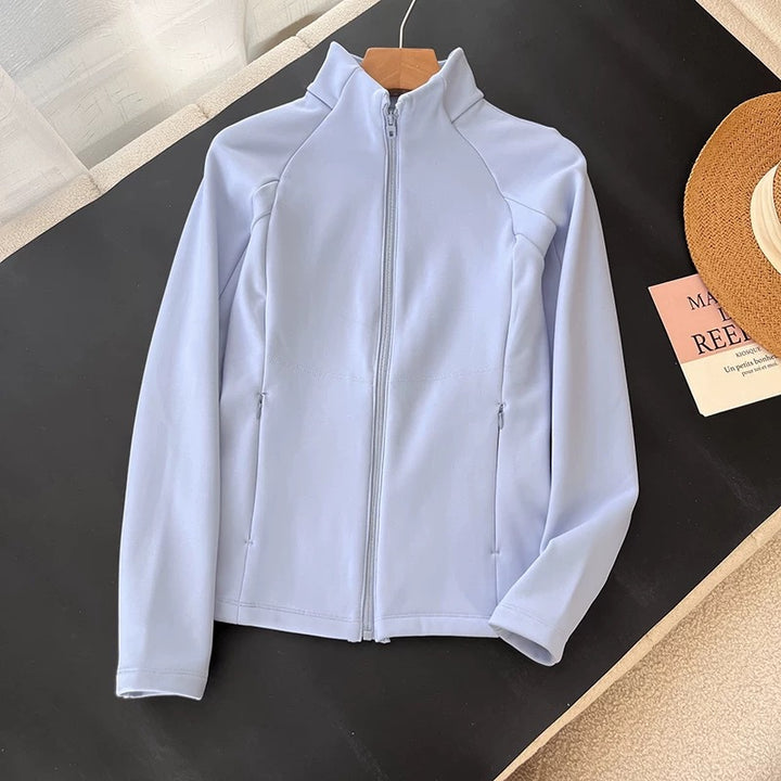 Veste de sport respirante pour femmes avec col haut Chic & Stil