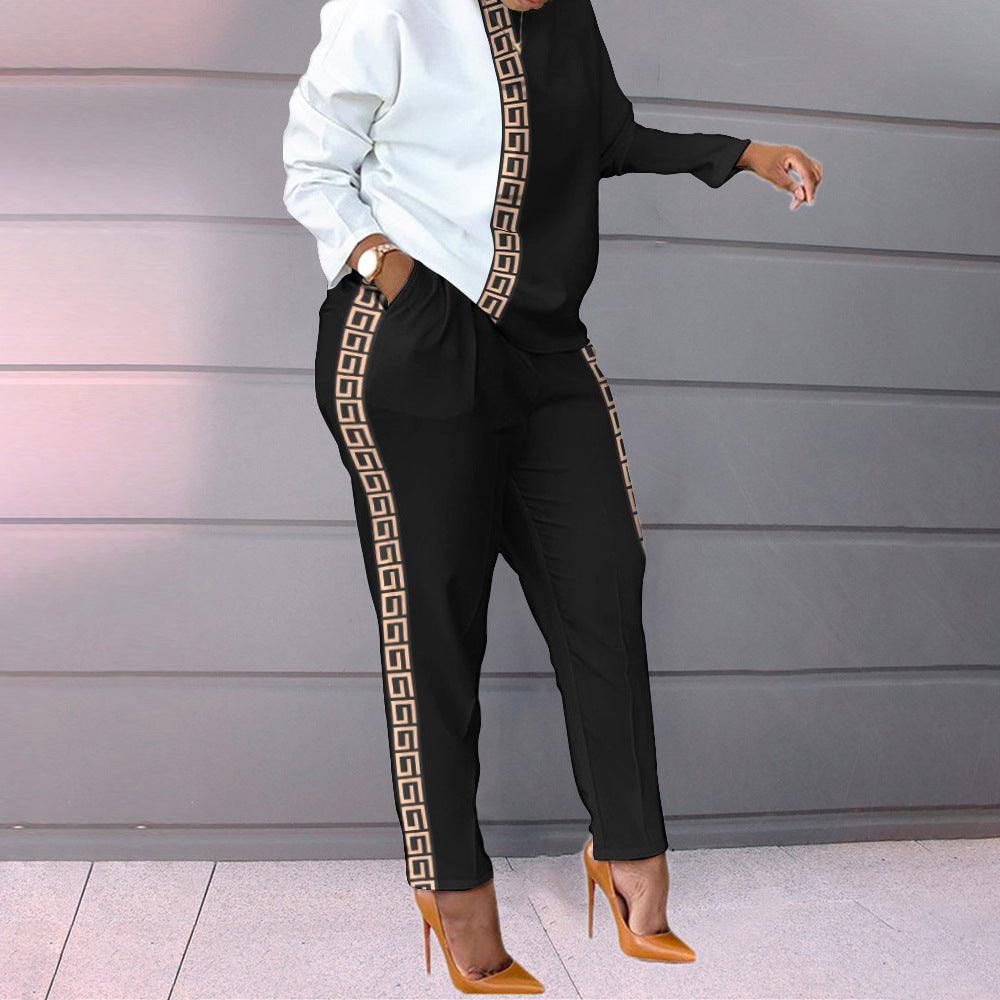 Ladies fashionable casual set with elegant detail Lune London