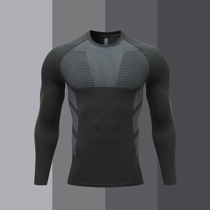 Men's Compression Long Sleeve Sports Shirt Lune London