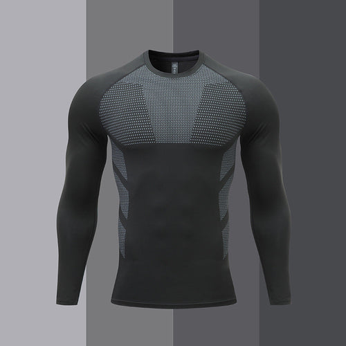 Men's Compression Long Sleeve Sports Shirt Lune London