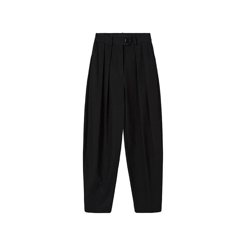 Pantalon taille haute élégant et large pour femme Chic & Stil