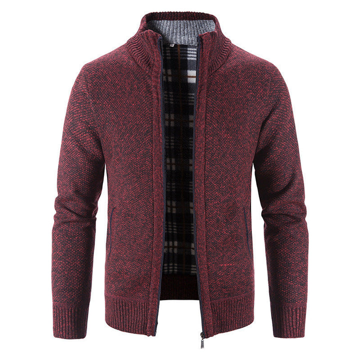 Men's Cardigan with Innovative Thermal Insulating Inner Lining Lune London